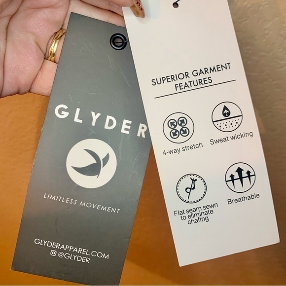 NWT Glyder Splendid Bra Small Black Sports Bra Gator Gloss Animal Shiny Stretch - Picture 15 of 15